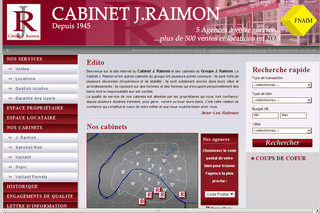 Aperçu visuel du site http://www.cabinet-raimon.com