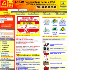 Aperçu visuel du site http://www.agram.fr/