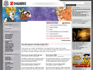 Aperçu visuel du site http://www.zsoldiers.net