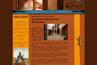 Aperçu visuel du site http://www.jamm-saintlouis.com