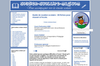 Aperçu visuel du site http://www.soutien-scolaire-mag.com