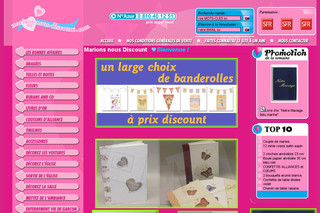 Aperçu visuel du site http://www.marions-nous-discount.com