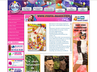 Aperçu visuel du site http://www.fiesta-magic.com