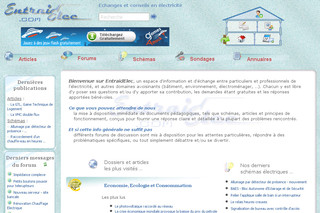 Aperçu visuel du site http://entraidelec.com