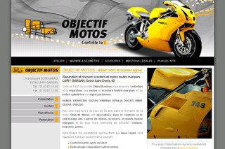 Aperçu visuel du site http://www.objectifmotos.fr
