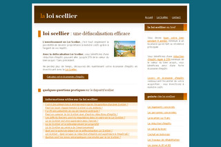 Aperçu visuel du site http://www.laloiscellier.org