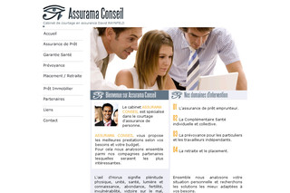 Aperçu visuel du site http://www.assurama-conseil.com