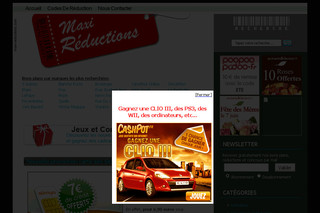 Maxi-reductions.com, toutes les réductions, codes promo et concours