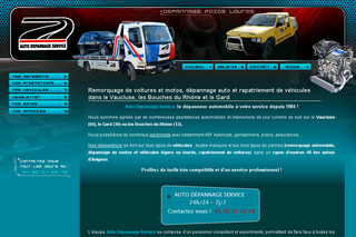 Aperçu visuel du site http://www.auto-depannage-service.com 