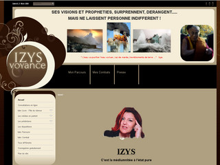 Aperçu visuel du site http://www.izysvoyance.com/
