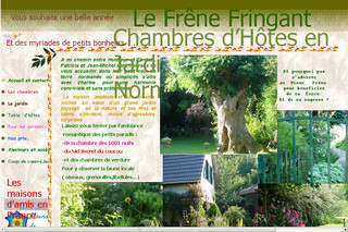 Aperçu visuel du site http://www.lefrenefringant.fr