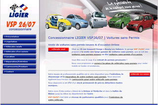 Aperçu visuel du site http://www.vsp26-07.fr