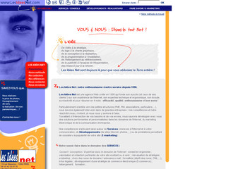 Aperçu visuel du site http://www.lesideesnet.com