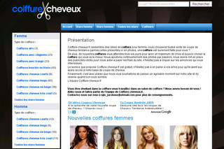 Aperçu visuel du site http://www.coiffure-cheveux.fr