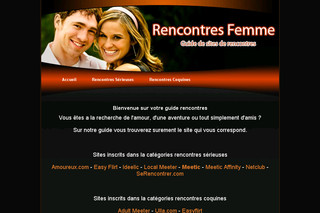 Aperçu visuel du site http://www.rencontres-femme.net