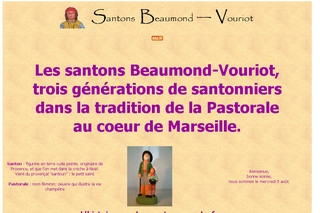 Aperçu visuel du site http://www.santons-beaumond.com