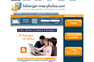 Aperçu visuel du site http://www.heberger-mes-photos.com