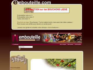Aperçu visuel du site http://www.embouteille.com/