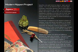 Aperçu visuel du site http://modernnipponproject.com