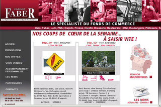 Aperçu visuel du site http://www.faberimmobilier.fr