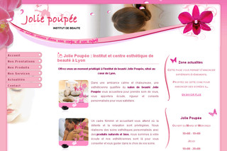 Aperçu visuel du site http://www.institut-jolie-poupee.com