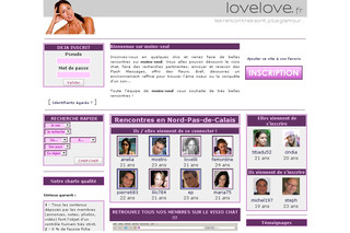 Aperçu visuel du site http://moins-seul.lovelove.fr