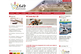 Aperçu visuel du site http://www.cjd.net/