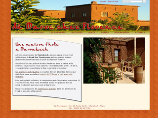 Aperçu visuel du site http://www.aumarocchezflorence.com/