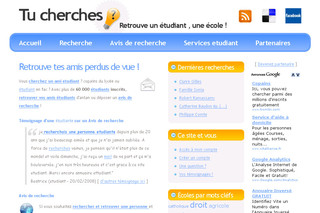 Aperçu visuel du site http://www.annuaire-etudiants.net