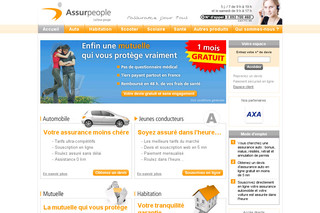 Aperçu visuel du site http://www.assurpeople.com