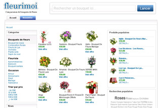 Aperçu visuel du site http://www.fleurimoi.com