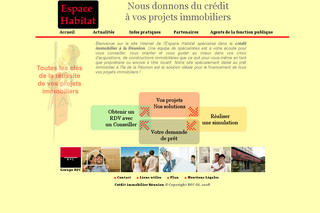 Aperçu visuel du site http://www.runhabitat.fr
