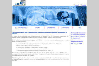 Aperçu visuel du site http://www.farlis.com