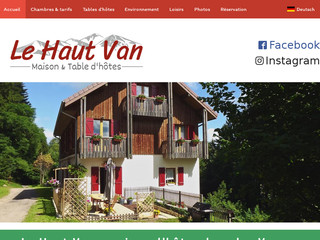 Aperçu visuel du site http://www.lehautvan.fr