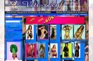 Aperçu visuel du site http://www.veti-sexy.com