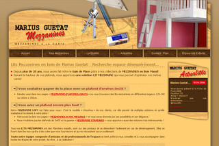 Aperçu visuel du site http://www.mezzanine-guetat.com