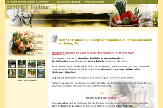 Berthet-traiteur.com - Traiteur à domicile entre Lyon, Vienne et Bourgoin.