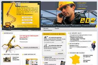 Aperçu visuel du site http://www.groupesalti.fr