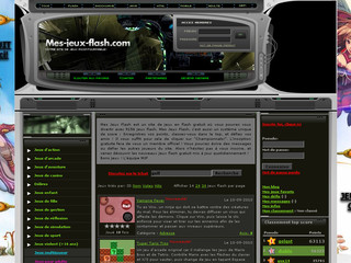 Aperçu visuel du site http://www.mes-jeux-flash.com