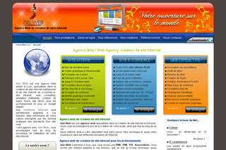 Aperçu visuel du site http://www.isisweb.fr/