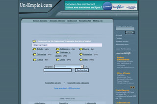 Aperçu visuel du site http://www.un-emploi.com