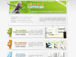 Aperçu visuel du site http://www.expoecocitoyen.org