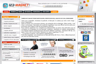 Fabrication de magnet publicitaire, faire part, magnet voiture, photo, carte de visite - 123-magnet.com