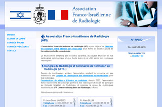 Aperçu visuel du site http://www.afi-radio.com