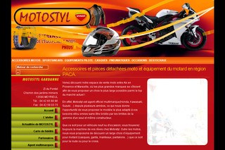 Aperçu visuel du site http://www.motostyl.fr