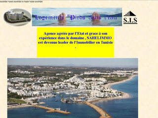 Aperçu visuel du site http://www.sahelimmo.com