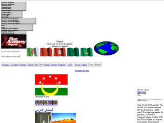 Aperçu visuel du site http://www.maghrebe.net