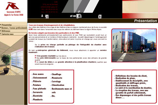 Aperçu visuel du site http://www.artic-amenagement.fr