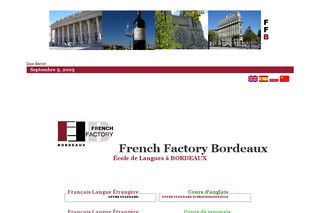 Aperçu visuel du site http://www.ffbordeaux.fr