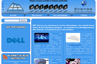 Aperçu visuel du site http://www.mnt-tech.fr